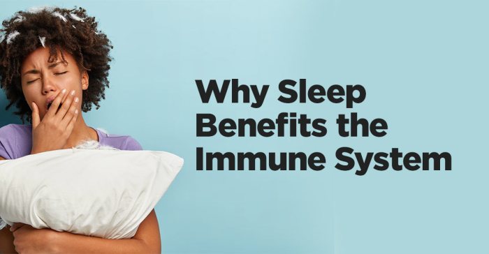 Benefits of adequate sleep for immune resilience